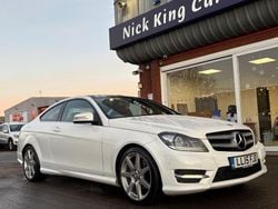 Polar white Used 2015 Mercedes C220 Sport Edition Coupe | £4,975 (Super price)