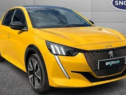 Faro yellow Used 2022 Peugeot e-208 Premium Hatchback | £14,614 (Fair price)