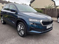 Lava blue metallic Used 2023 Skoda Karoq SE L SUV | £22,495 (Fair price)
