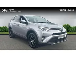 Silver Used 2018 Toyota RAV4 Hybrid Design SUV | £17,000 (Fair price)
