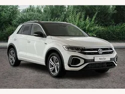 Pure white Used 2025 VW T-Roc R-line SUV | £29,290 (Fair price)