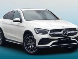 White Used 2021 Mercedes GLC300 AMG line Coupe | £33,995 (A bit pricey)