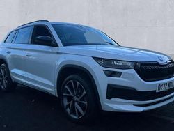 White Used 2022 Skoda Kodiaq SportLine SUV | £25,990 (Fair price)