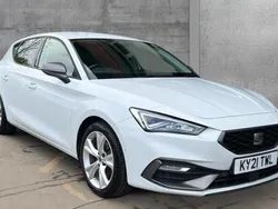 White Used 2021 Seat Leon FR Hatchback | £15,895 (Fair price)