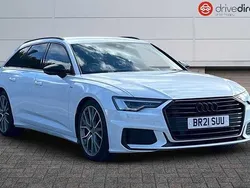 Solid arcona white Used 2021 Audi A6 Black Edition Estate | £25,850 (Expensive)