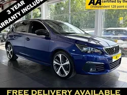 Blue Used 2018 Peugeot 308 GT-line Hatchback | £6,195 (Fair price)