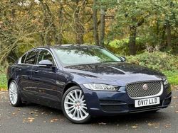 Blue Used 2017 Jaguar XE Portfolio Sedan | £12,991 (Fair price)