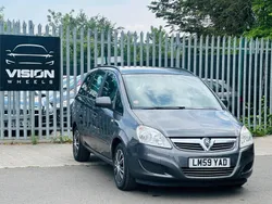 Grey Used 2009 Vauxhall Zafira MPV | £2,995 (Good price)