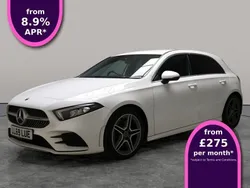 White Used 2019 Mercedes A200 AMG line Hatchback | £18,254 (Fair price)