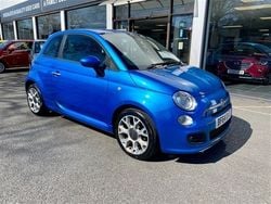 Blue Used 2014 Fiat 500 S Hatchback | £4,850 (Fair price)