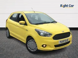 Yellow Used 2018 Ford Ka Plus Studio Hatchback | £6,199 (Good price)
