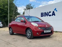 Red Used 2007 Nissan Micra C+C Cabriolet | £1,200