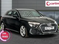 Black Used 2022 Audi A3 Sportback S-Line Hatchback | £20,825 (Fair price)