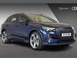 Blue New 2025 Audi Q4 e-tron Black Edition SUV | £45,000 (Super price)