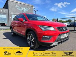 Red Used 2017 Seat Ateca Ecomotive SUV | £10,795 (Fair price)