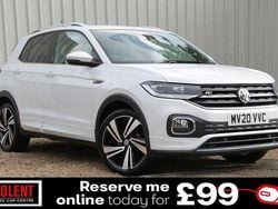 White Used 2020 VW T-Cross R-line SUV | £13,990 (Fair price)