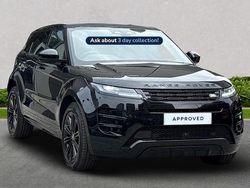 Black Used 2025 Land Rover Range Rover evoque SUV | £41,629