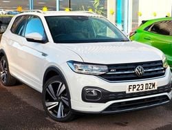 White Used 2023 VW T-Cross R-line SUV | £19,989 (Fair price)