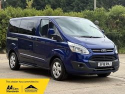Blue Used 2018 Ford Tourneo Custom Titanium Van | £9,990