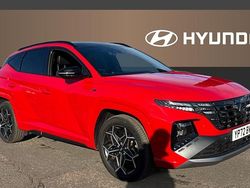 Red Used 2022 Hyundai Tucson N Line SUV | £26,117 (Fair price)