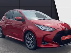 Red Used 2022 Toyota Yaris Hybrid Hatchback | £17,799 (Fair price)