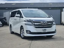 White Used 2017 Toyota Alphard MPV | £24,995 (A bit pricey)