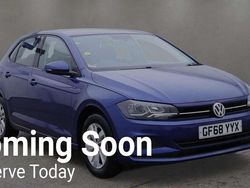 Blue Used 2018 VW Polo SE Hatchback | £8,995 (Fair price)