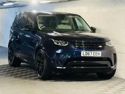 Blue Used 2017 Land Rover Discovery 5 HSE SUV | £13,989 (Fair price)