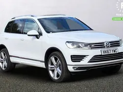 White Used 2017 VW Touareg R-line Plus SUV | £23,599 (Super price)
