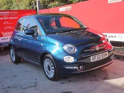 Blue Used 2022 Fiat 500 Dolcevita Hatchback | £9,595 (Fair price)