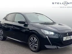 Black Used 2021 Peugeot 208 Allure Hatchback | £12,643 (Fair price)