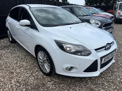 White Used 2014 Ford Focus Zetec Hatchback | £2,900 (Fair price)