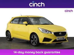 Yellow Used 2023 MG MG3 Excite Hatchback | £10,999 (Fair price)