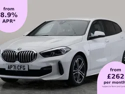 White Used 2021 BMW 118 M Sport Hatchback | £19,414 (Fair price)