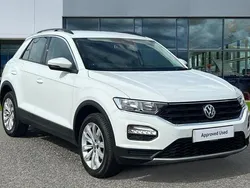 Pure white Used 2020 VW T-Roc SE SUV | £14,772 (Fair price)