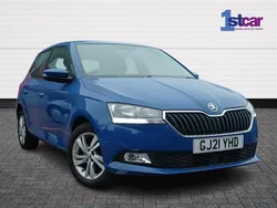 Blue Used 2021 Skoda Fabia SE Hatchback | £9,789 (Good price)
