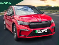 Red Used 2024 Skoda Enyaq iV SportlinePlus SUV | £31,750 (Fair price)