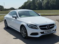 White Used 2016 Mercedes C300 Coupe | £11,600 (A bit pricey)