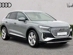 Grey Used 2024 Audi Q4 e-tron S-Line SUV | £35,300 (Good price)