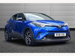 Blue Used 2018 Toyota C-HR SUV | £15,895 (Fair price)
