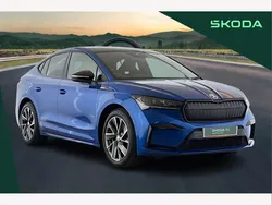 Race blue Used 2024 Skoda Enyaq iV SportlinePlus SUV | £31,390 (Good price)