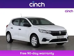 White Used 2022 Dacia Sandero Essentiel Hatchback | £9,849 (Fair price)