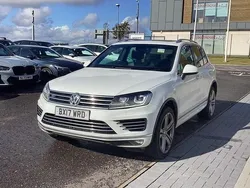 White Used 2017 VW Touareg R-line Plus SUV | £18,495 (Good price)