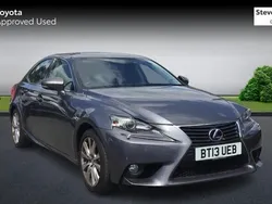 Grey Used 2013 Lexus IS300h Luxury Line Sedan | £12,295 (Good price)