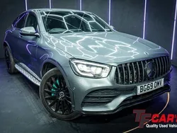 Grey Used 2019 Mercedes GLC220 AMG Line Premium Coupe | £28,495 (Expensive)