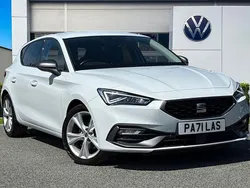 White Used 2021 Seat Leon FR Hatchback | £13,535 (Fair price)