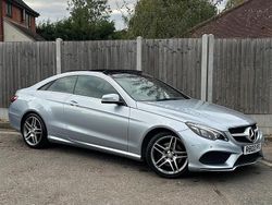 Silver Used 2015 Mercedes E250 AMG line Coupe | £9,497 (Fair price)