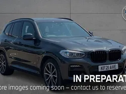 Grey Used 2021 BMW X3 M Sport SUV | £34,038 (Fair price)