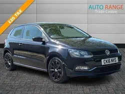 Black Used 2016 VW Polo Match Hatchback | £6,491 (Fair price)