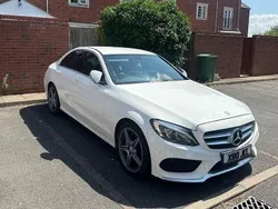 White Used 2016 Mercedes C220 AMG line Sedan | £10,380 (Fair price)